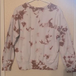 Marbled pullover sweatshirt!